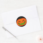 Jack-O'-Lantern II Ronde Sticker (Envelop)