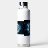 Jack-o-lantern in de regen waterfles (Rechts)