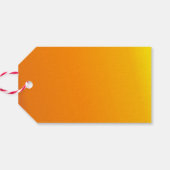 Jack o' Lantern in een Label met row Gift Cadeaulabel (Achterkant Horizontaal)