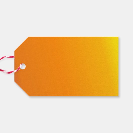 Jack o' Lantern in een Label met row Gift Cadeaulabel (Achterkant Horizontaal)