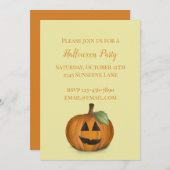 Jack O Lantern in Pumpkin Patch Announcement Aankondiging (Voorkant / Achterkant)