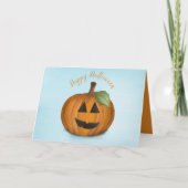 Jack O Lantern in Pumpkin    PatchCard Kaart (Voorkant)