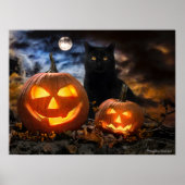 "Jack O' Lantern & Jet" Poster (Voorkant)