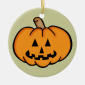 Jack O Lantern Keramisch Ornament (Voorkant)