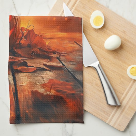 Jack 'O Lantern keukenhanddoek (Quarter Fold)