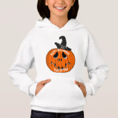 Jack O' Lantern Kinder Hoodie Witch Pet Halloween (Voorkant)