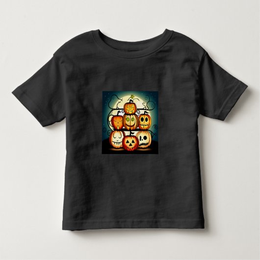 Jack O Lantern Kinder Shirts (Voorkant)