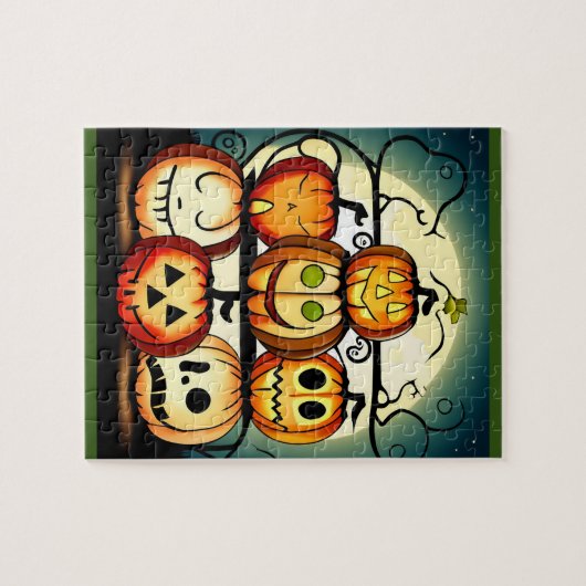 Jack O Lantern Legpuzzel (Horizontaal)