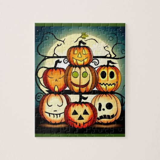 Jack O Lantern Legpuzzel (Verticaal)