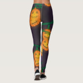 Jack O Lantern Lichtjes Leggings (Achterkant)