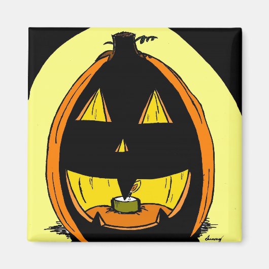 Jack o' Lantern Magnet (Voorkant)