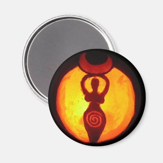 Jack-o-Lantern Magnet (Voorkant / Achterkant)