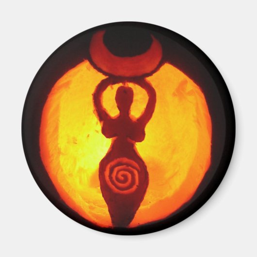 Jack-o-Lantern Magnet (Voorkant)