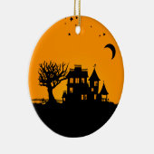 Jack O Lantern Manor Keramisch Ornament (Rechts)