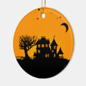 Jack O Lantern Manor Keramisch Ornament (Links)