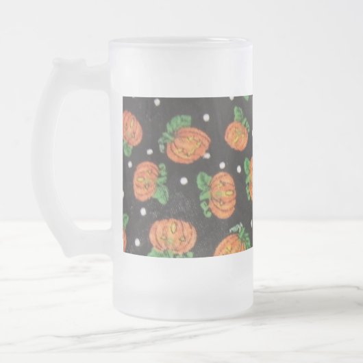 Jack O' Lantern Matglas Bierpul (Links)