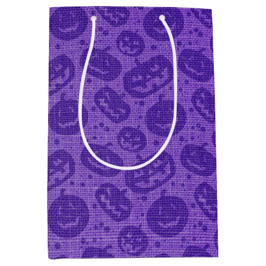 Jack-O-Lantern Medium Cadeauzakje (Voorkant)