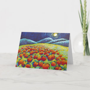 JACK O LANTERN MOON AUTUMN CARD FEESTDAGEN KAART