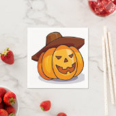Jack-O-Lantern Napkins Servet (Insitu)