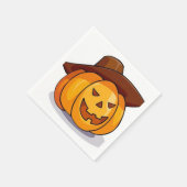 Jack-O-Lantern Napkins Servet (Hoek)