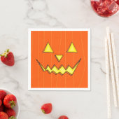Jack-O-Lantern Napkins voor Halloween Party Servet (Insitu)
