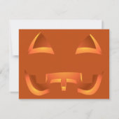 Jack-o-Lantern nodigt Aangepaste Halloween Kaarten (Voorkant)