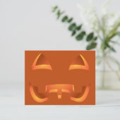 Jack-o-Lantern nodigt Aangepaste Halloween Kaarten (Staand voorkant)