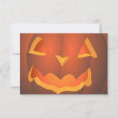 Jack-o-Lantern nodigt Aangepaste Halloween Kaarten (Voorkant)
