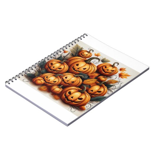 Jack O Lantern Notitieboek (Linkerzijde)