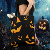 Jack-O-Lantern of Jack O'Lantern ogen en glimlache Tote Bag