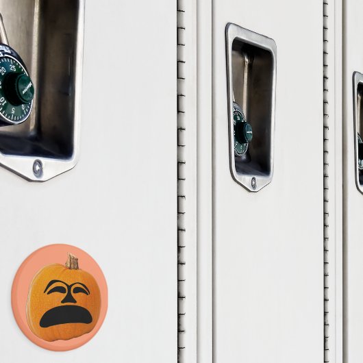 Jack o' Lantern ongelukkig gezicht, Halloween Pump Magneet (Insitu (Kluis))