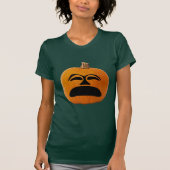 Jack o' Lantern ongelukkig gezicht, Halloween Pump T-shirt (Voorkant)