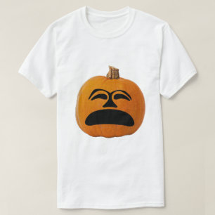 Jack o' Lantern ongelukkig gezicht, Halloween Pump T-shirt