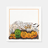 Jack-O-Lantern opstelling Servet (Voorkant)
