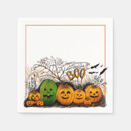 Jack-O-Lantern opstelling Servet