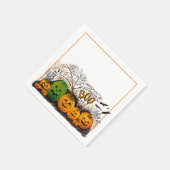 Jack-O-Lantern opstelling Servet (Hoek)