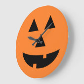 Jack-O-Lantern Oranje pompoen Halloween Wall Clock Grote Klok (Hoek)
