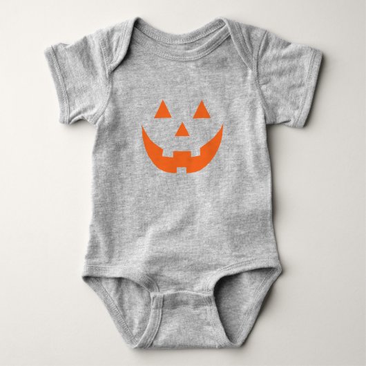 Jack o lantern oranje pompoenkostuum Halloween Romper (Voorkant)