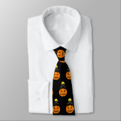 Jack O lantern & Owls Stropdas (Gebonden)