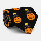 Jack O lantern & Owls Stropdas (Opgerold)