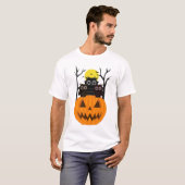 Jack O lantern & Owls T-shirt (Voorkant volledig)
