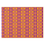 Jack o' Lantern Paars en Oranje Tablecloth Tafelkleed (Voorkant (Horizontaal))