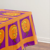 Jack o' Lantern Paars en Oranje Tablecloth Tafelkleed (Voorbeeld)