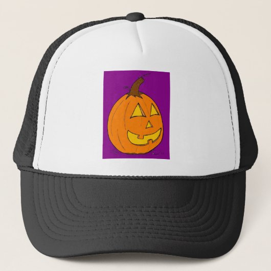 Jack o' Lantern Paars Pet (Voorkant)