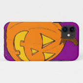 Jack o' Lantern Paarse iPhone 5 Hoesje (Achterkant (horizontaal))