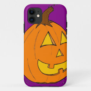 Jack o' Lantern Paarse iPhone 5 Hoesje ID