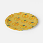 Jack-O’-Lantern Papier Borden Papieren Bordje (Gekanteld)