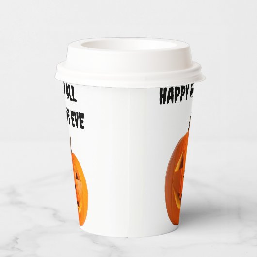 Jack-O-Lantern papieren bekers (Rechts)