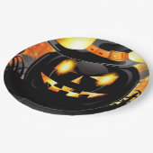 Jack-o-Lantern Papieren Bordje (Gekanteld)