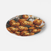 Jack O Lantern Papieren Bordje (Gekanteld)